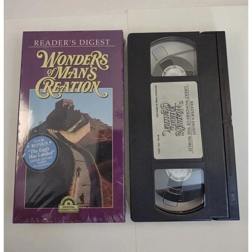 Reader's Digest Wonders of Man's Creation 1993 VHS